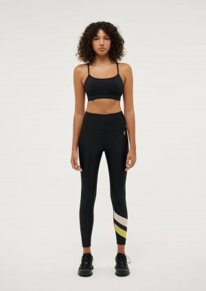 Black P.E Nation Arrowhead 7/8 Legging | GUXAHFN-51