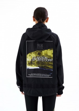 Black P.E Nation Bermuda Jacket | UXDYGJK-31