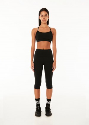 Black P.E Nation Recalibrate 3/4 Legging | KBSNCXI-73