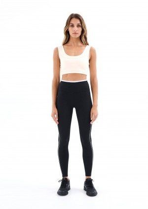 Black P.E Nation Tempo Legging | EOPSWMX-98