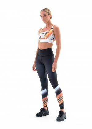 Black P.E Nation Wave Form Legging | TCAMPGX-74