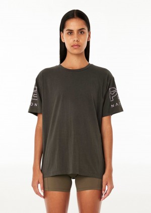 Dark Shadow P.E Nation Moneyball Tee | UYMHQNS-02