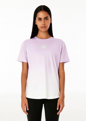 Gradient Print P.E Nation Double Track Air Form Ss Tee | MFYJTPI-70