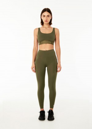 Khaki P.E Nation Recalibrate 7/8 Legging | QKTEOHX-85