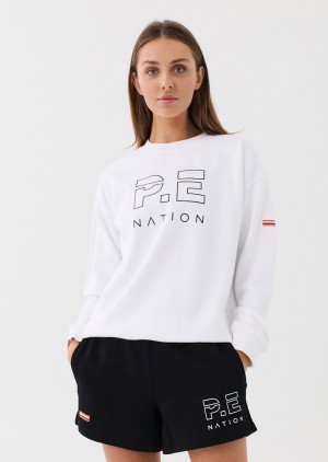 White P.E Nation Heads Up Sweat | TZQDMUG-54