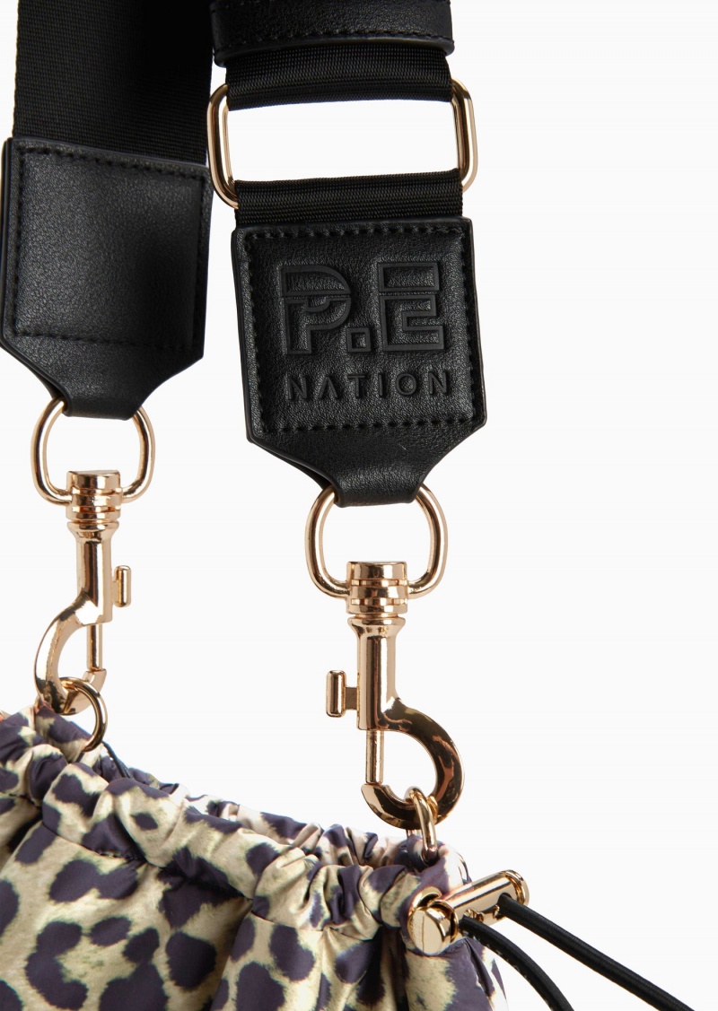 Animal Print P.E Nation Desert Crossbody Bag | QSFLUNW-97