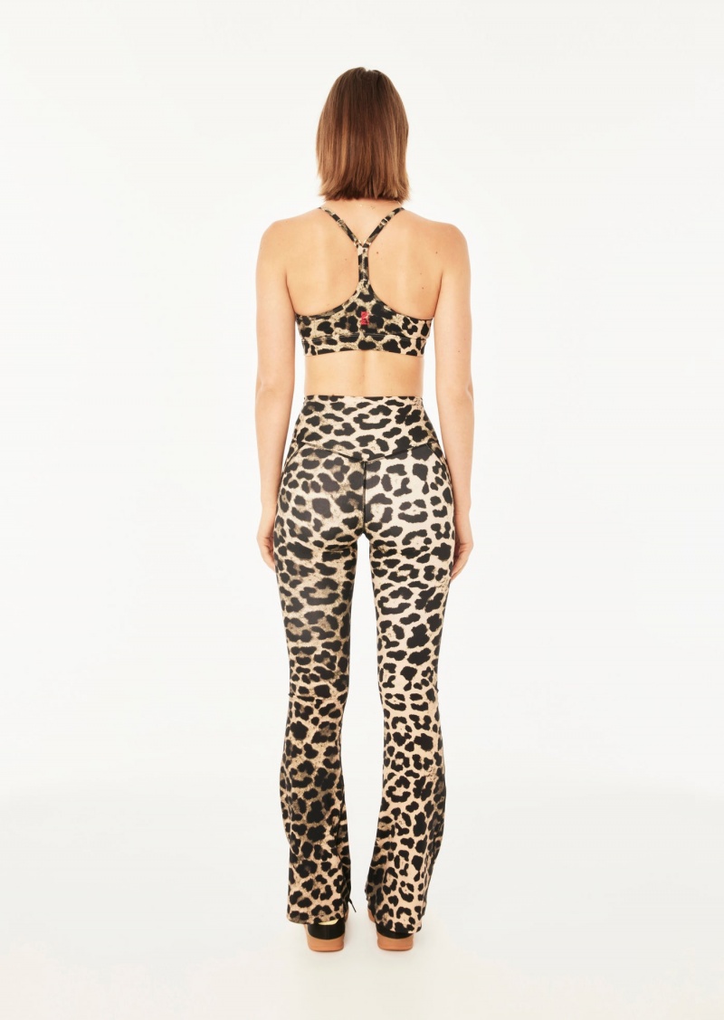 Animal Print P.E Nation Downforce Reform Sports Bra | BTEKISP-40