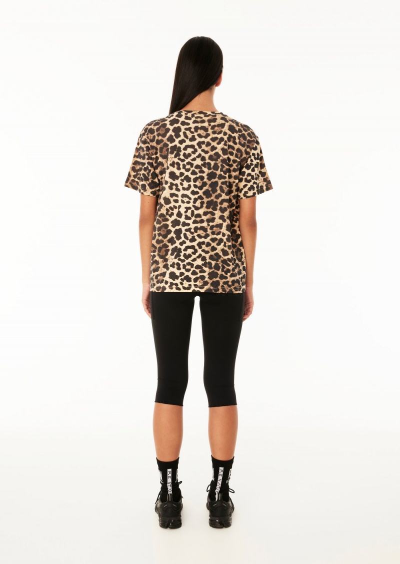 Animal Print P.E Nation Downforce Ss Tee | NCBYRFM-42