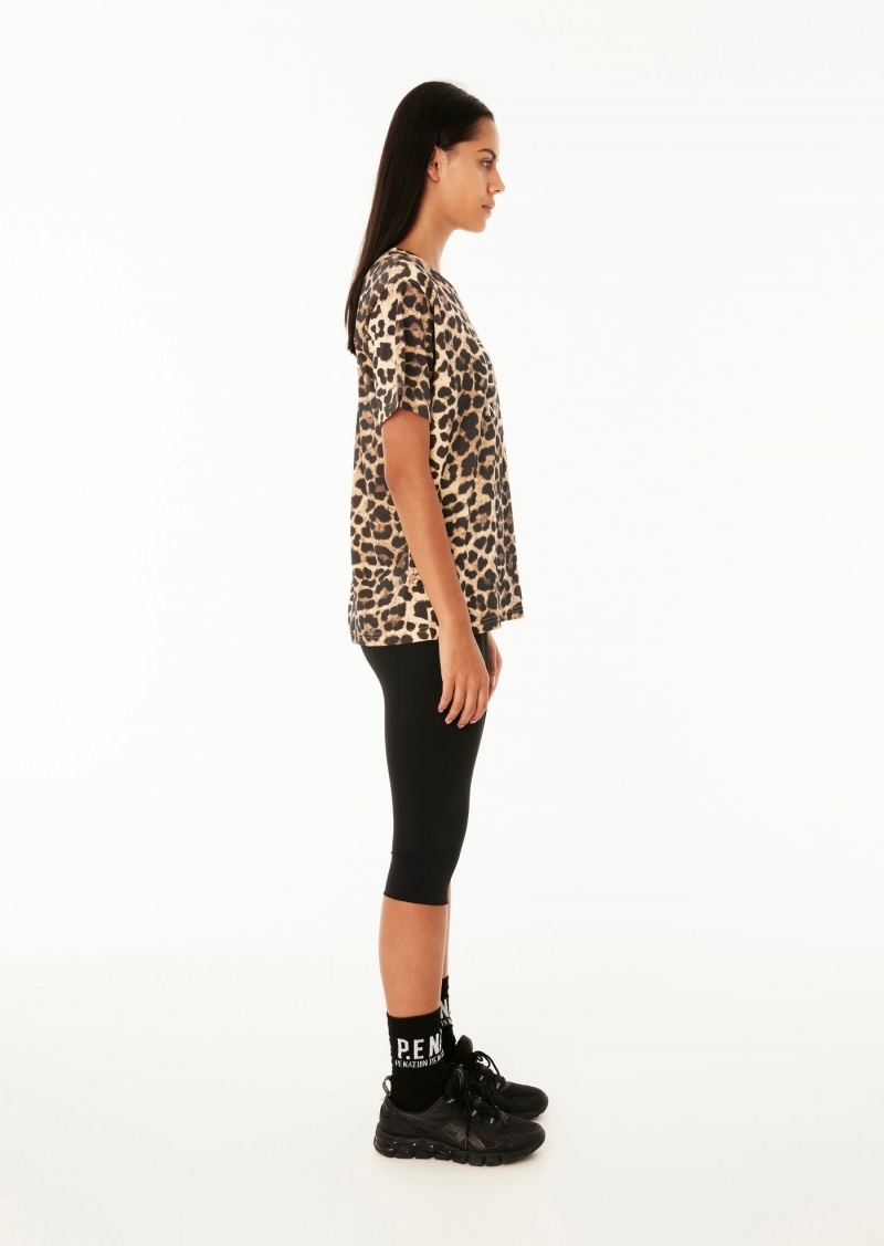 Animal Print P.E Nation Downforce Ss Tee | NCBYRFM-42