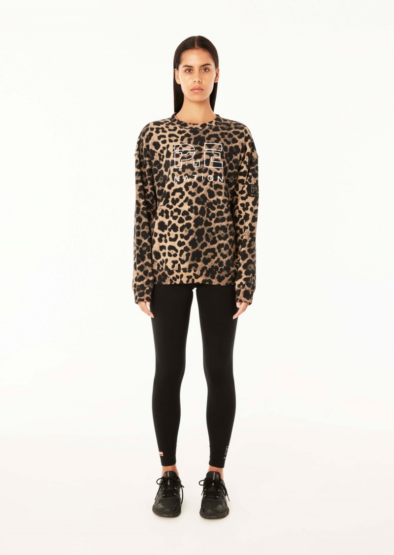 Animal Print P.E Nation Element Sweat | WVQFRYK-18