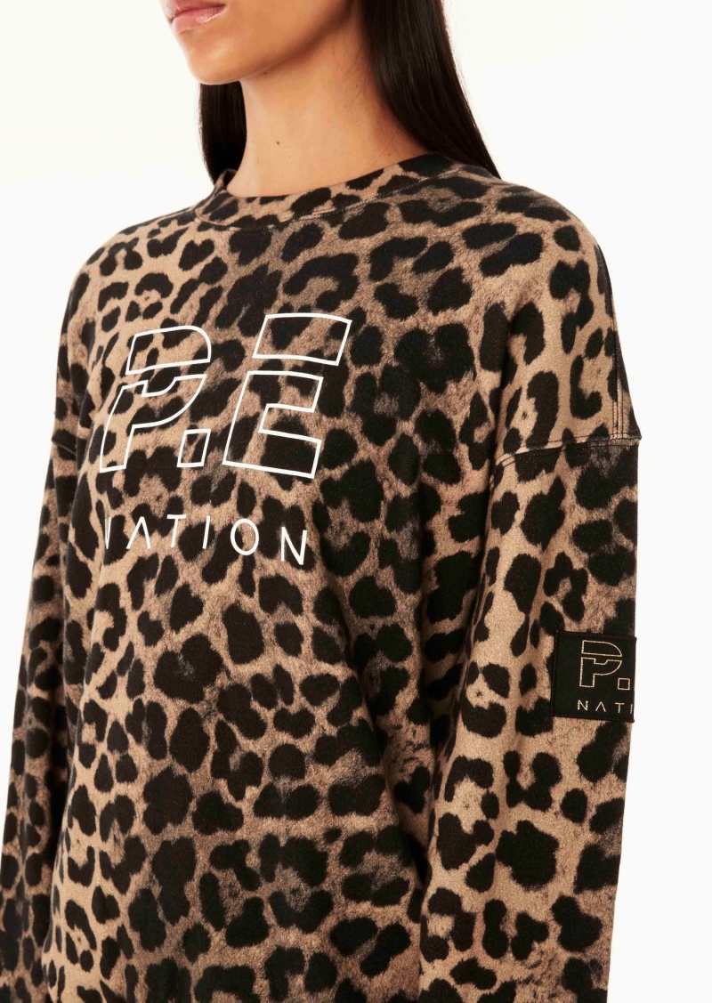 Animal Print P.E Nation Element Sweat | WVQFRYK-18