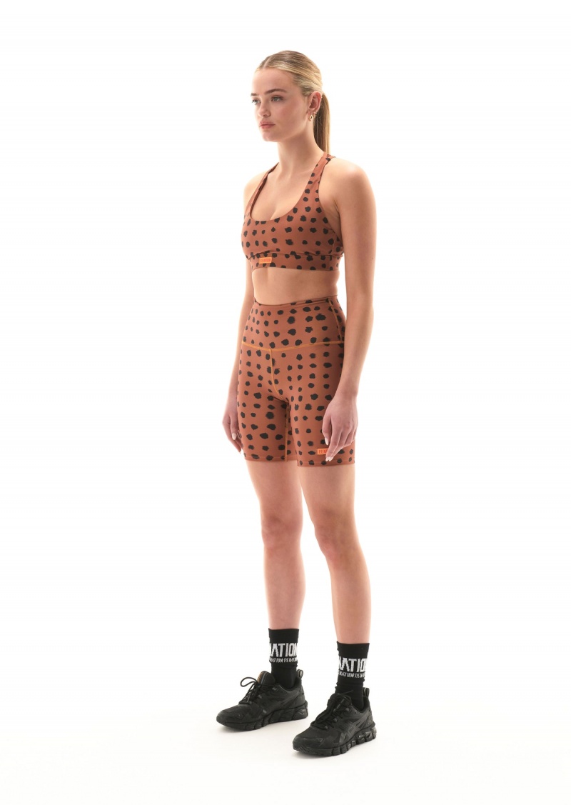 Animal Spot P.E Nation Monterosa Sports Bra | IUOCMLV-69