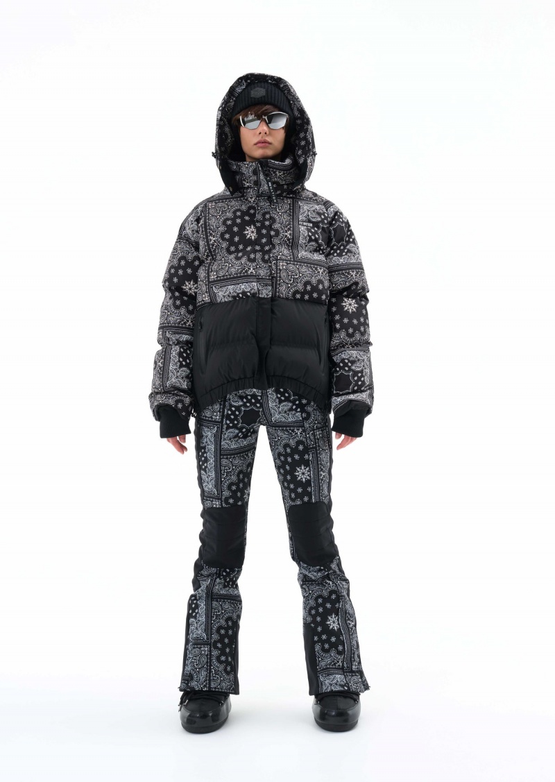 Bandana Print P.E Nation Niseko Snow Jacket | KUXFTIP-59