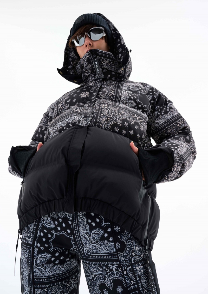 Bandana Print P.E Nation Niseko Snow Jacket | KUXFTIP-59