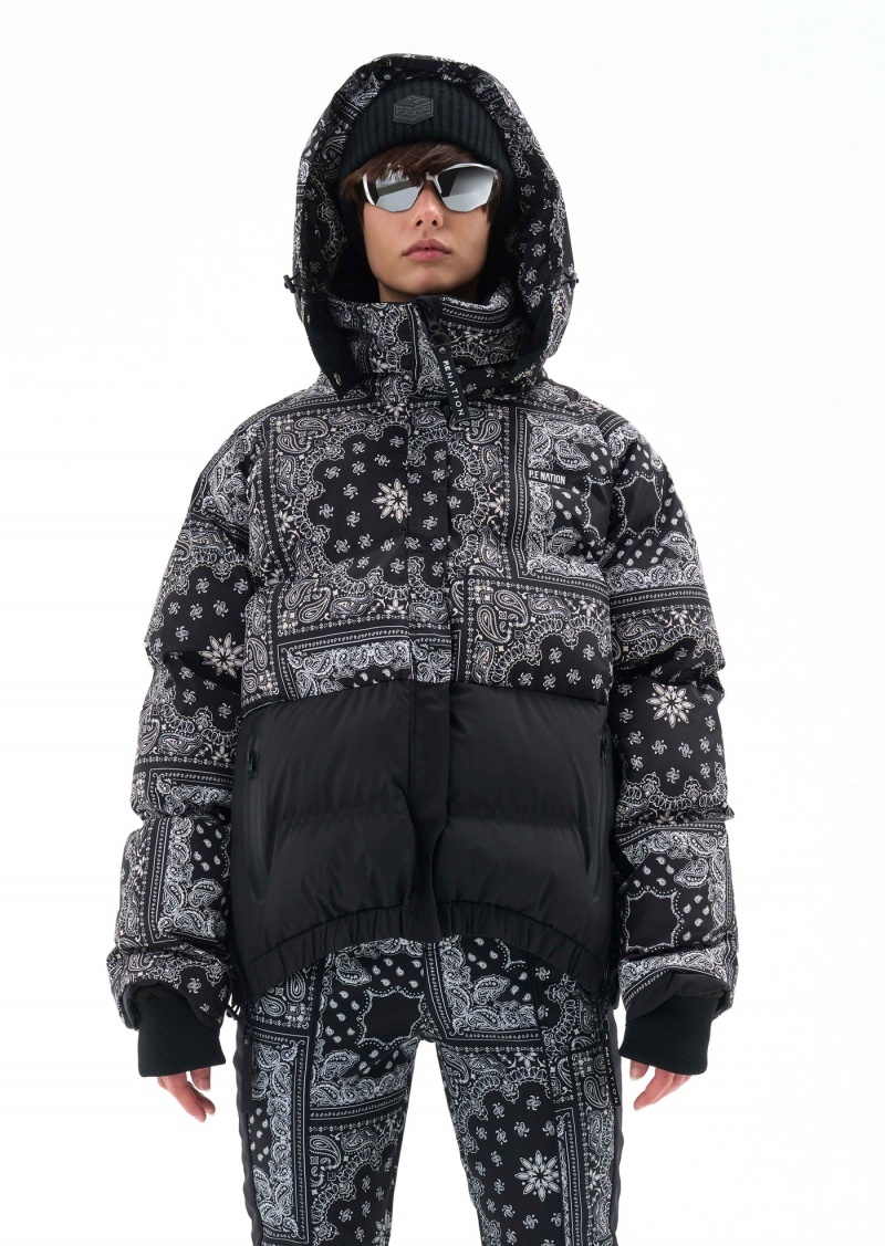 Bandana Print P.E Nation Niseko Snow Jacket | KUXFTIP-59