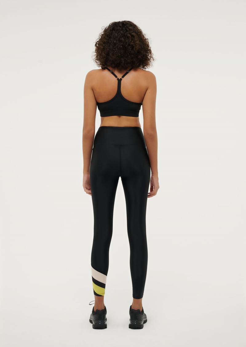 Black P.E Nation Arrowhead 7/8 Legging | GUXAHFN-51