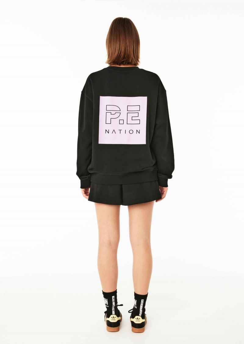 Black P.E Nation Conversion Sweat | SJAZIQR-01