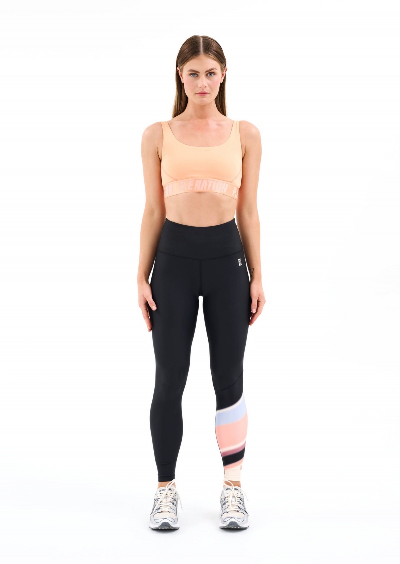 Black P.E Nation Flex Legging | ANOIWZU-97