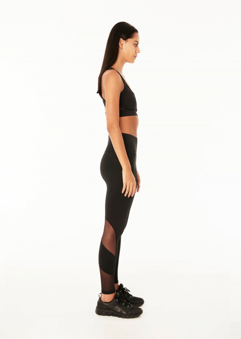 Black P.E Nation Freestyle Full Length Legging | VFGHKLM-31