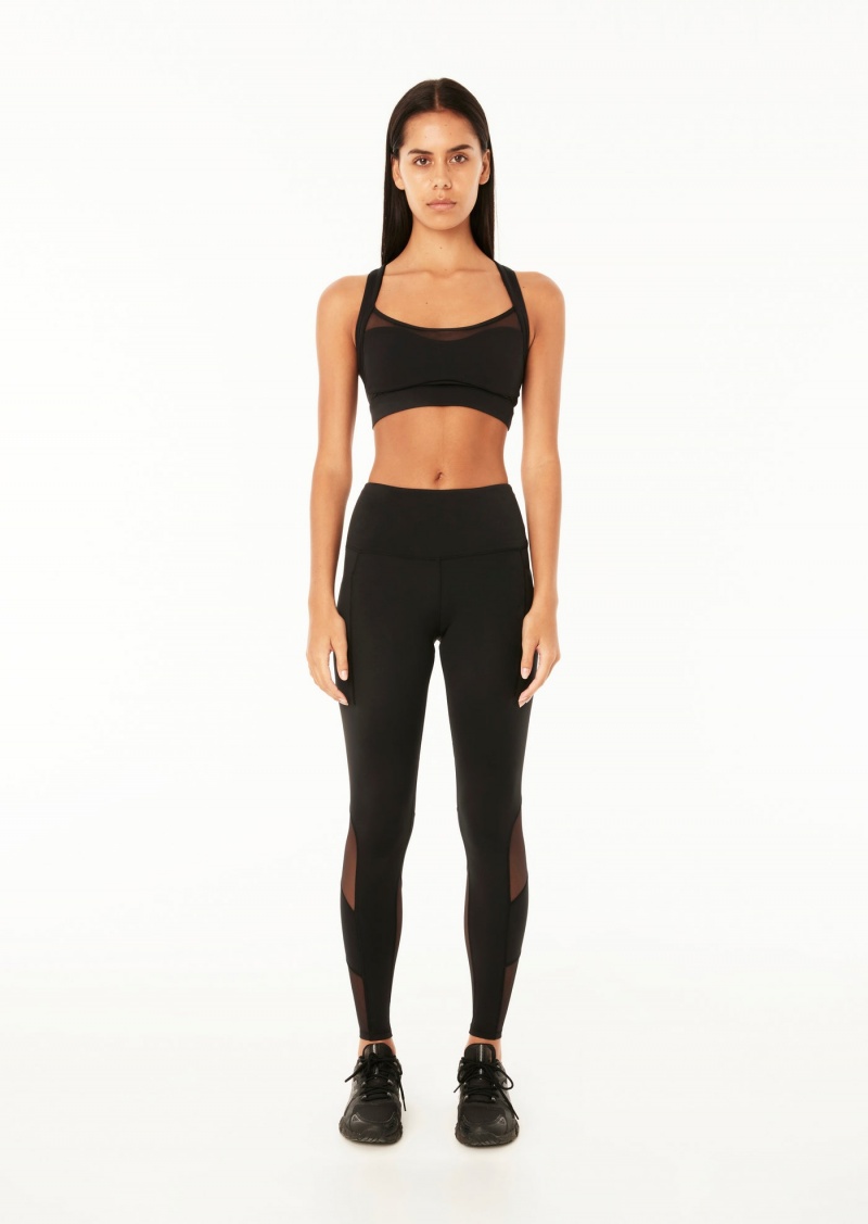 Black P.E Nation Freestyle Full Length Legging | VFGHKLM-31