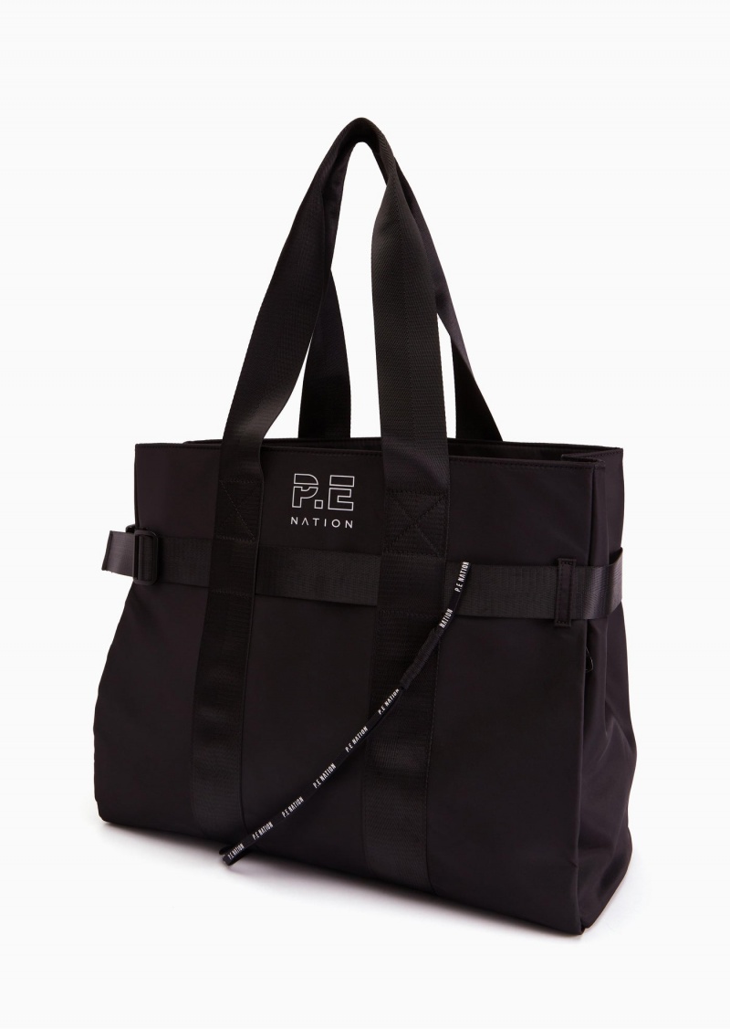 Black P.E Nation Function Yoga Bag | PVOEUCX-42