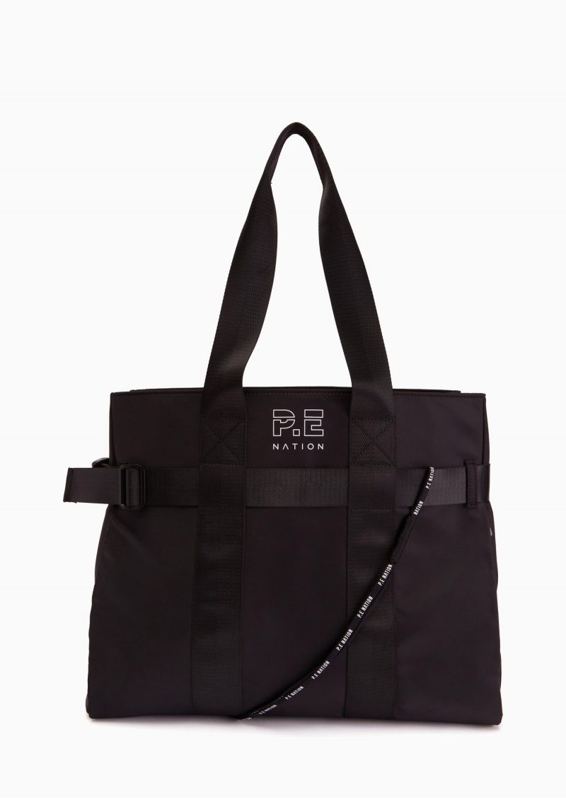 Black P.E Nation Function Yoga Bag | PVOEUCX-42