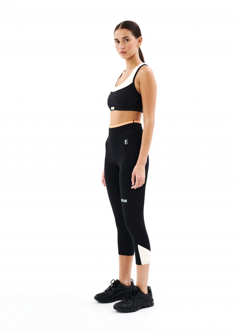 Black P.E Nation Futura Legging | QSIPYRE-56