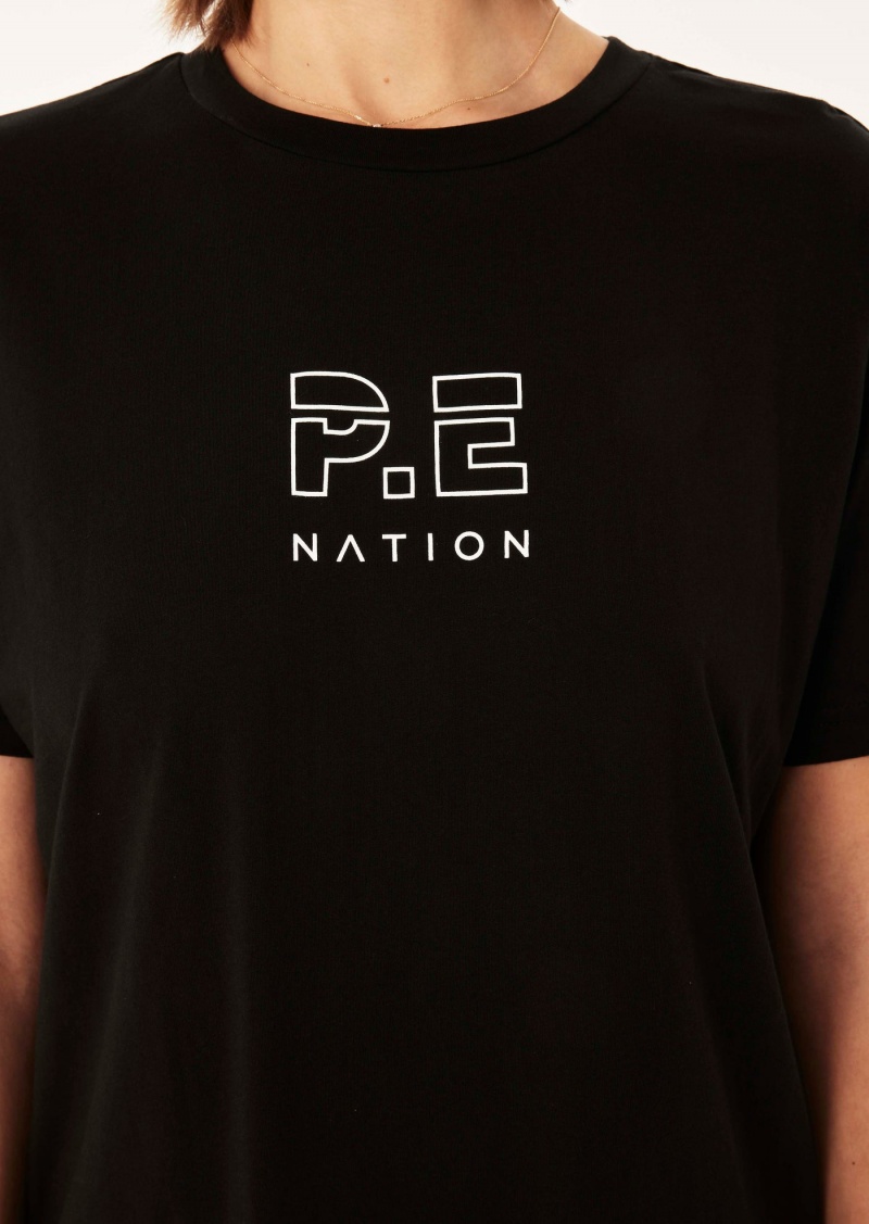 Black P.E Nation Heads Up Tee | GLSDHWV-10