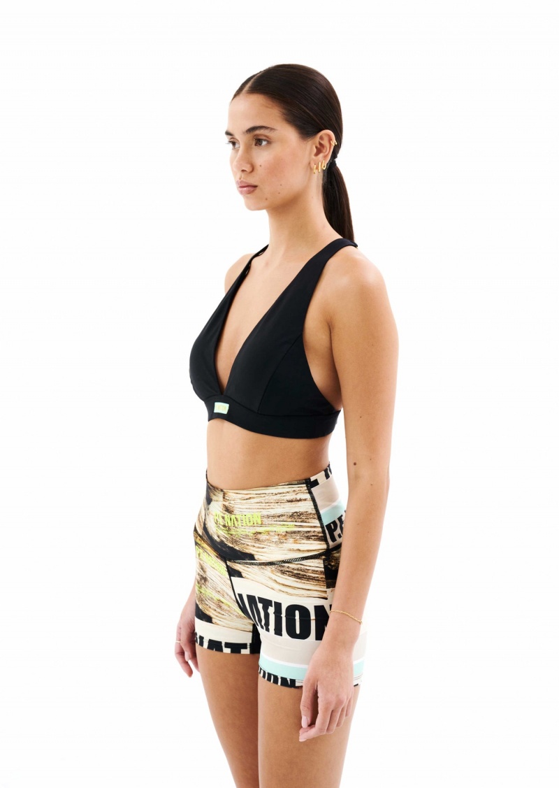 Black P.E Nation Lido Bikini | PYWIMNC-07