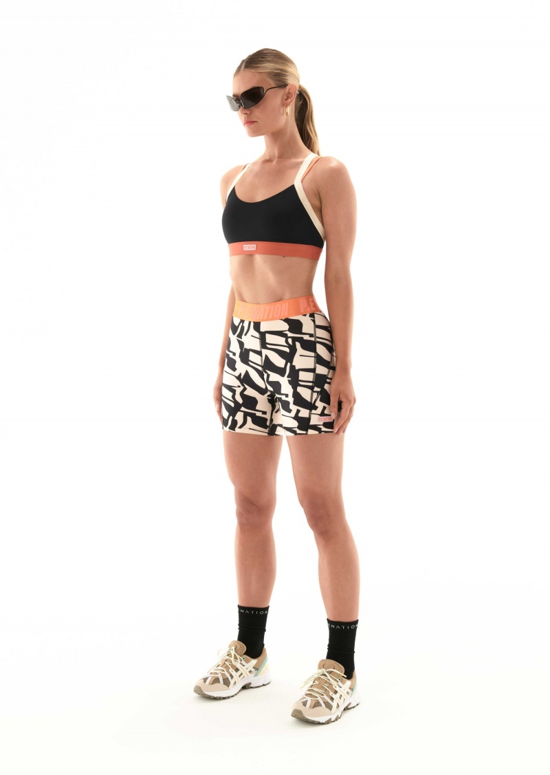 Black P.E Nation Oakmont Sports Bra | LYEWSQF-54