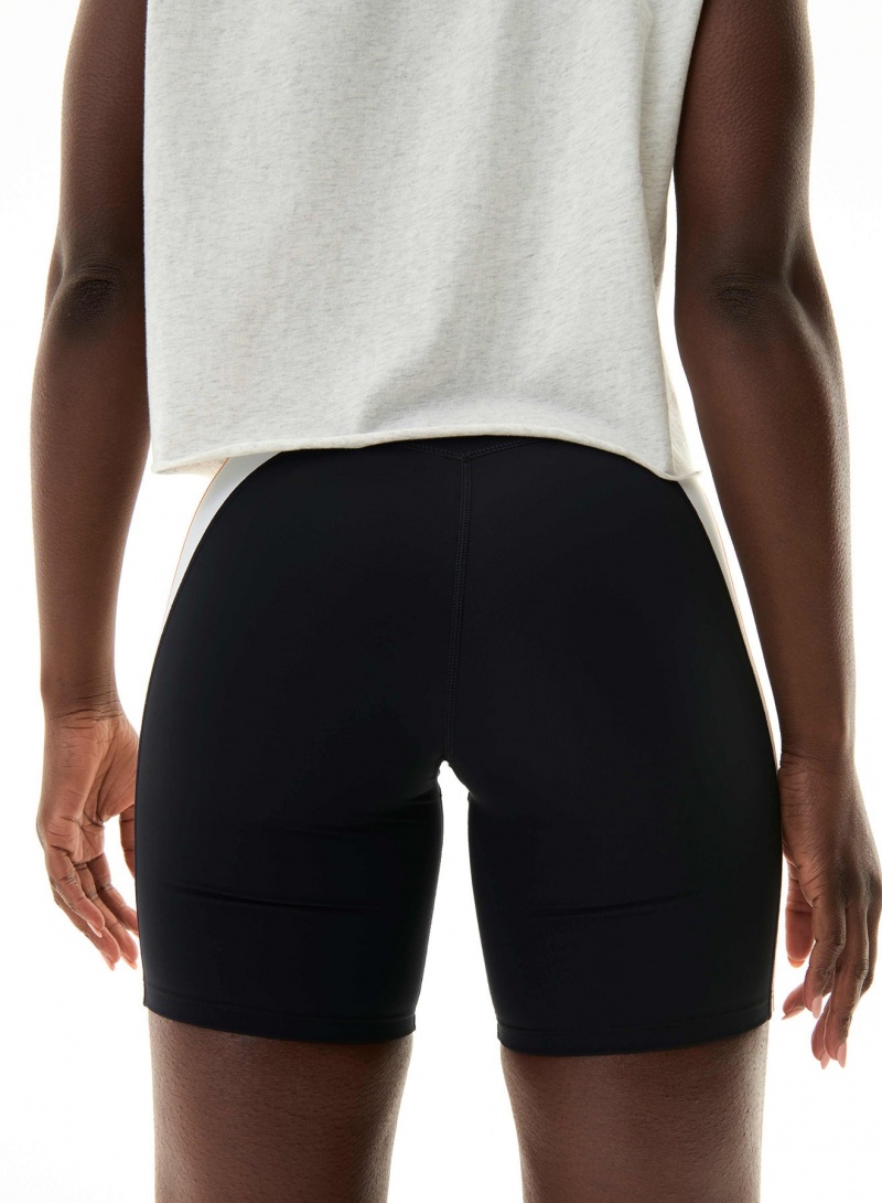 Black P.E Nation Pipeline Bike Short | AYZIHCT-70