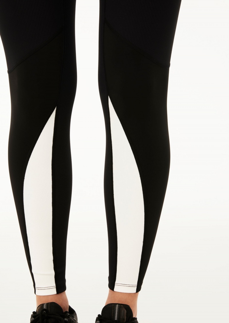 Black P.E Nation Podium 7/8 Legging | QDEAOXW-48