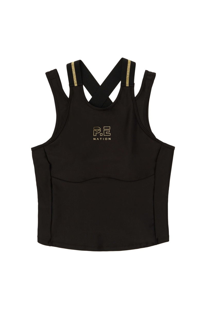 Black P.E Nation Runway Tank | MDQCJUX-75