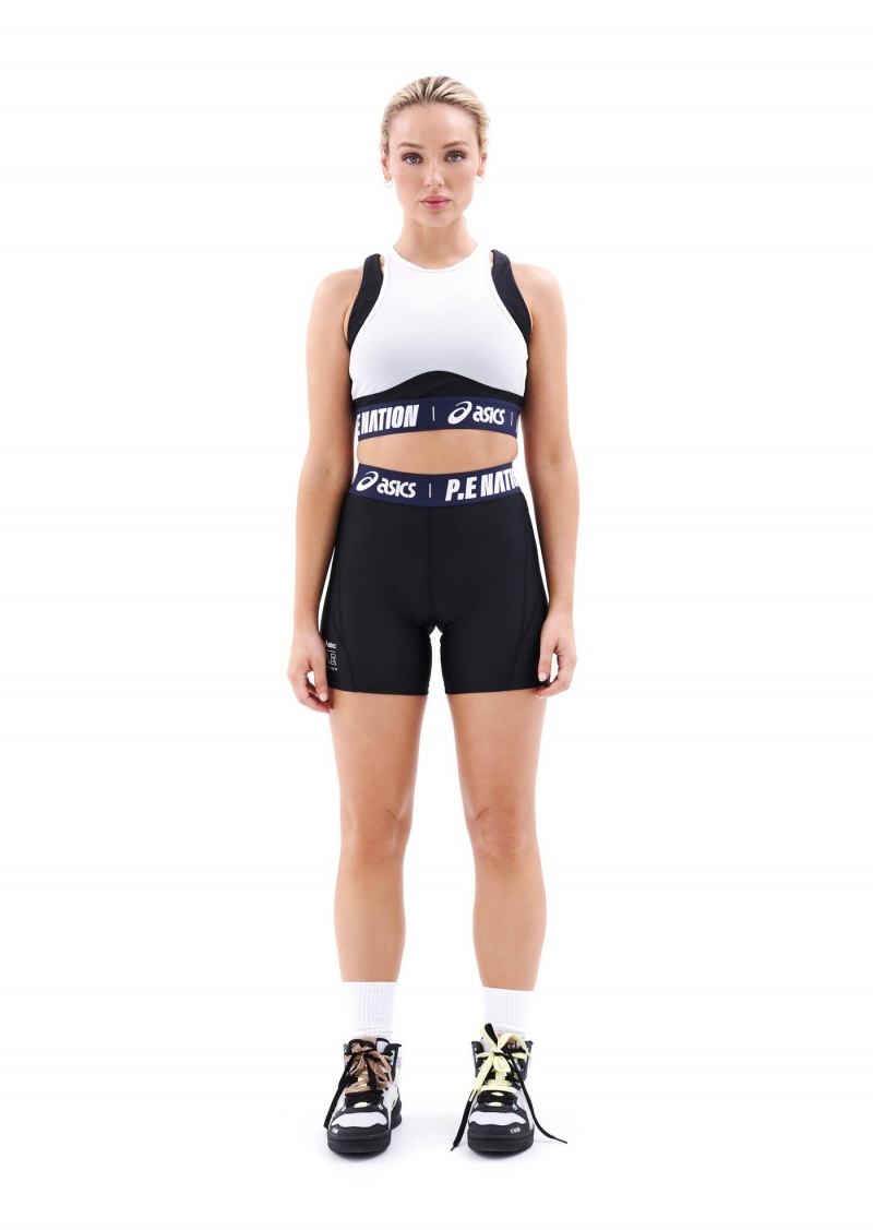 Black P.E Nation Sano Bike Short | IUKSDAE-71