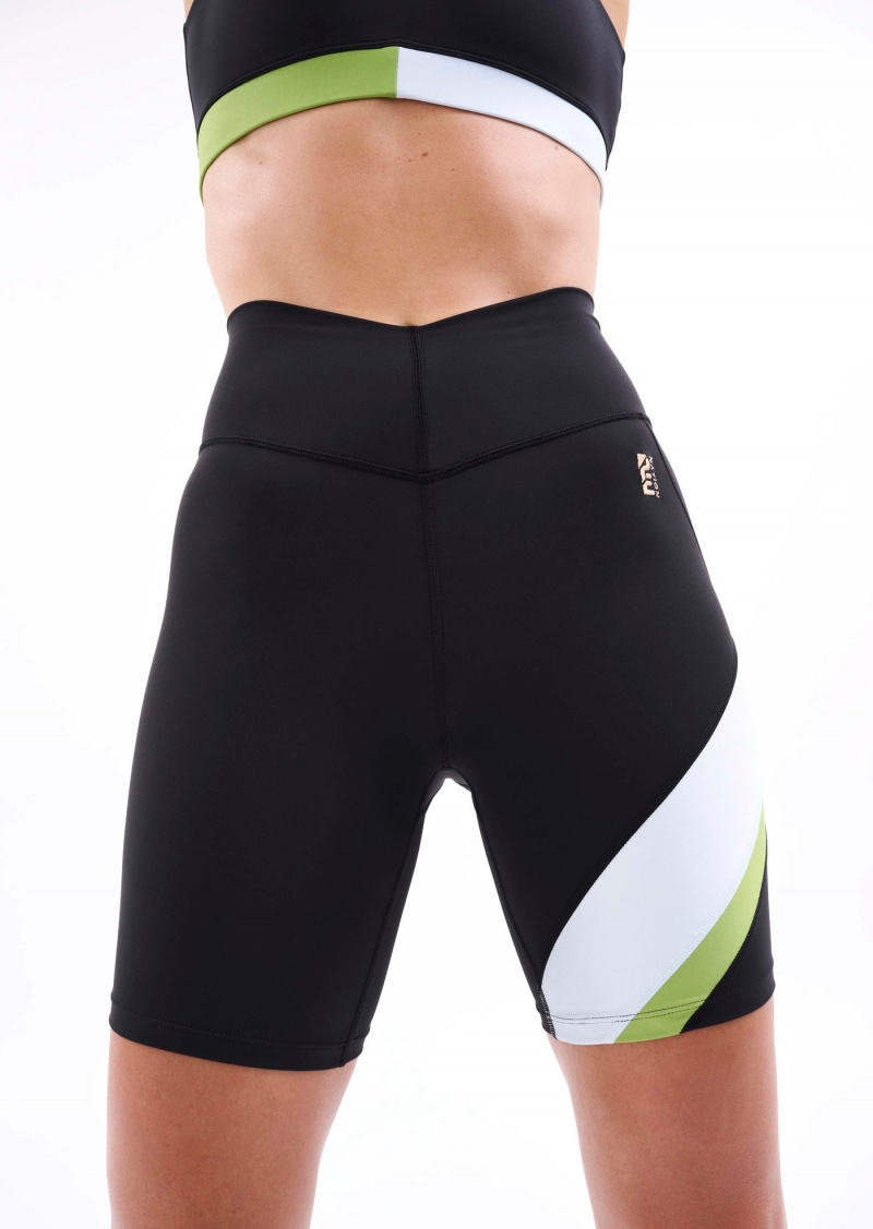 Black P.E Nation Sprint Time Bike Short | OXQGDRP-85