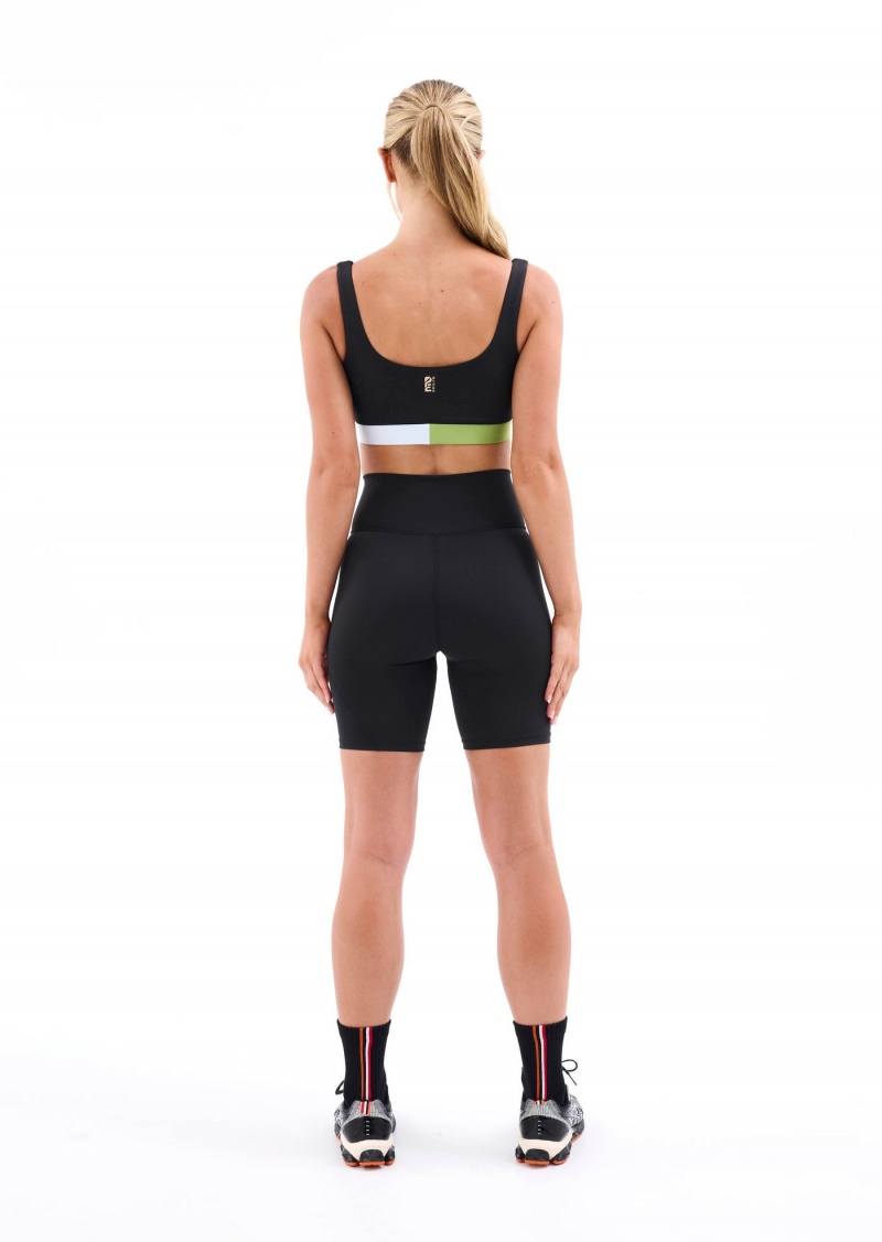 Black P.E Nation Sprint Time Bike Short | OXQGDRP-85