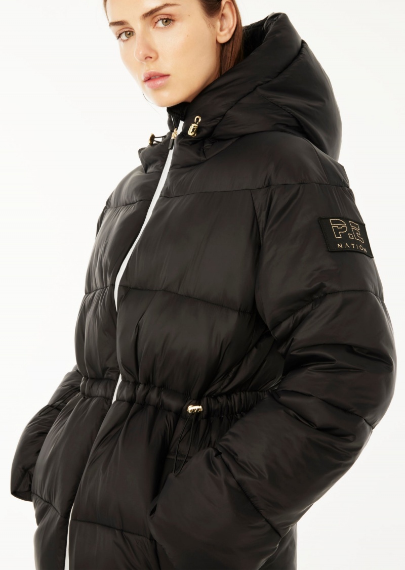 Black P.E Nation Zero Drop Jacket | EHAQXGK-08