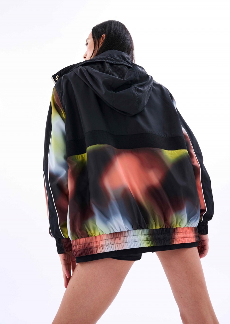 Blur Print P.E Nation Cyper Printed Jacket | SWCRIAQ-48