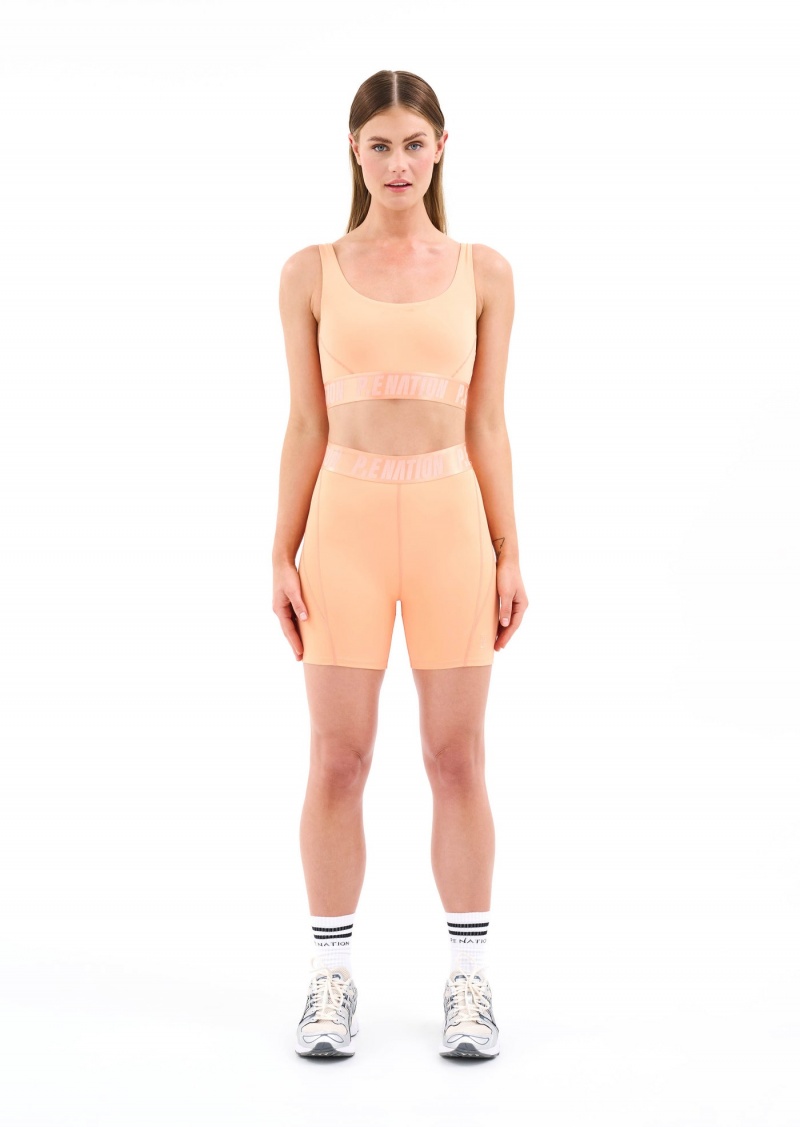 Cantaloupe P.E Nation Backcheck Bike Short | AOHXCEL-58