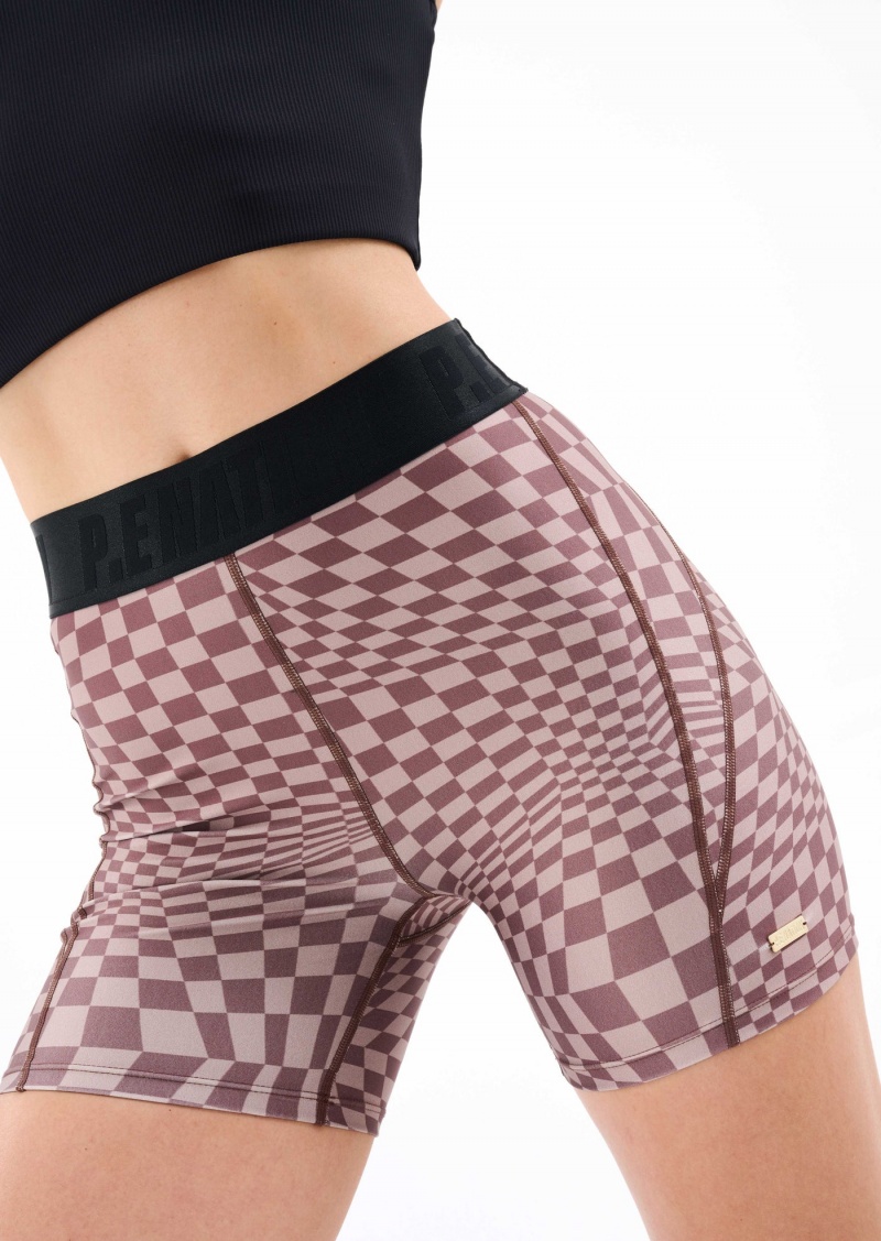 Check Print P.E Nation Voyager Bike Short | SYXGHFK-30