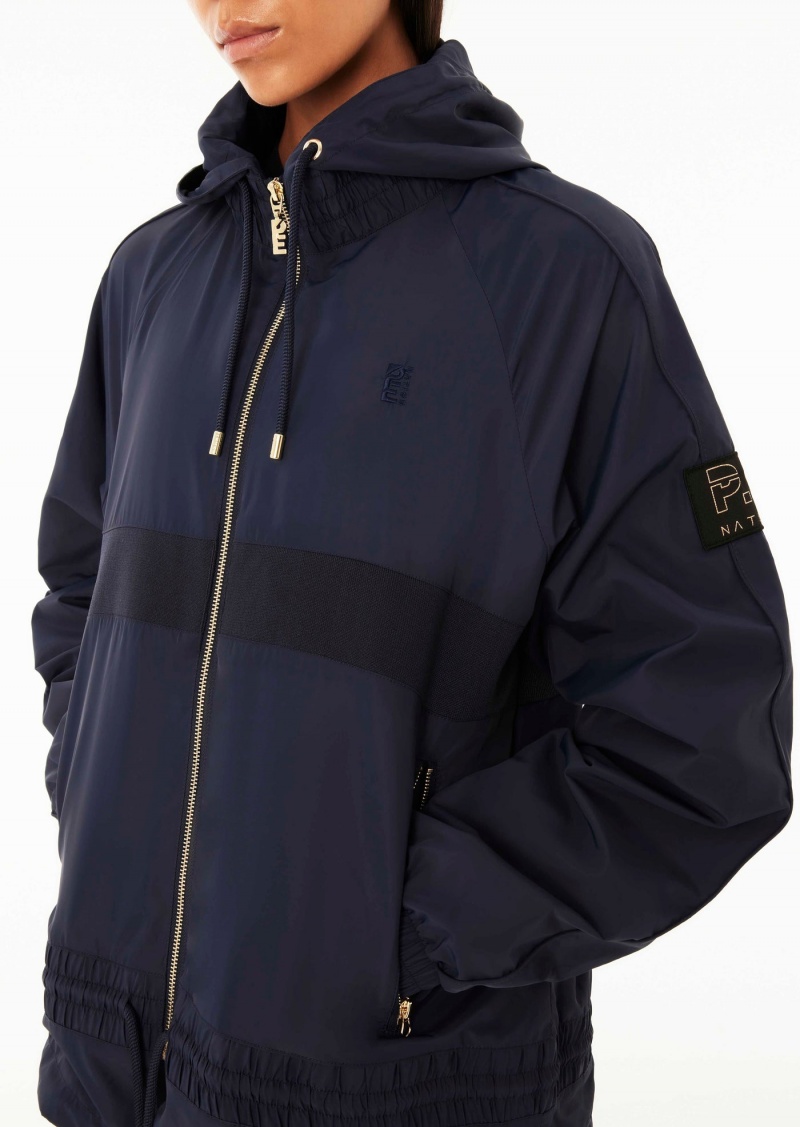 Dark Navy P.E Nation Man Down Jacket | LVHEBSG-71