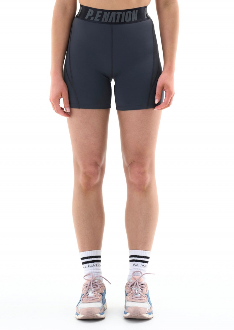 Dark Shadow P.E Nation Backcheck Bike Short | CHUZKOD-38