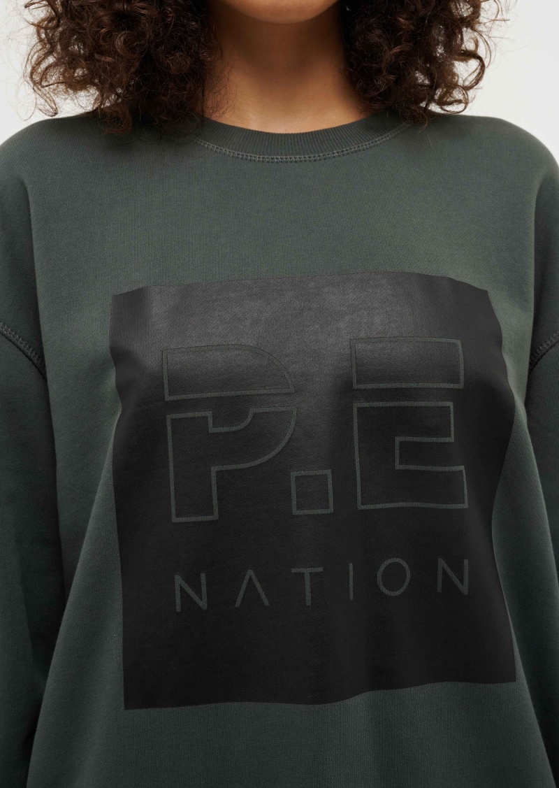 Dark Shadow P.E Nation Cut Shot Sweat | WQLDJNG-09