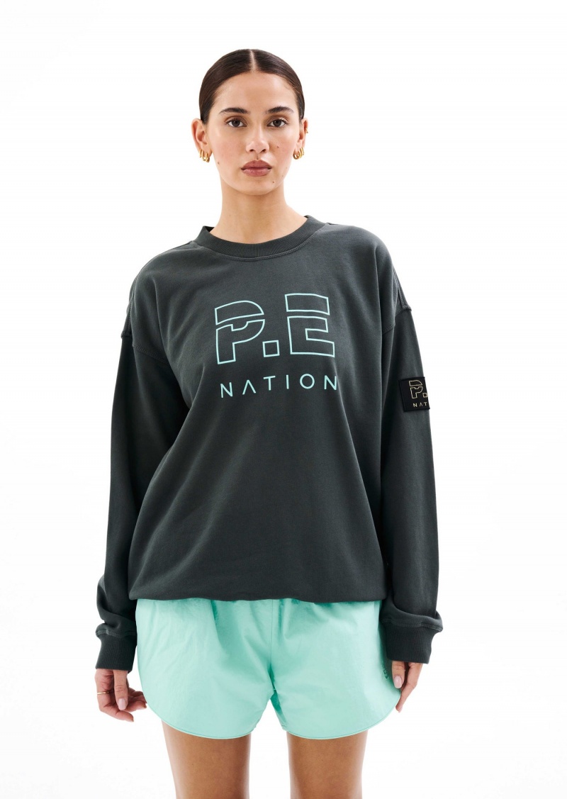 Dark Shadow P.E Nation Heads Up Sweat | UGWNBHO-94