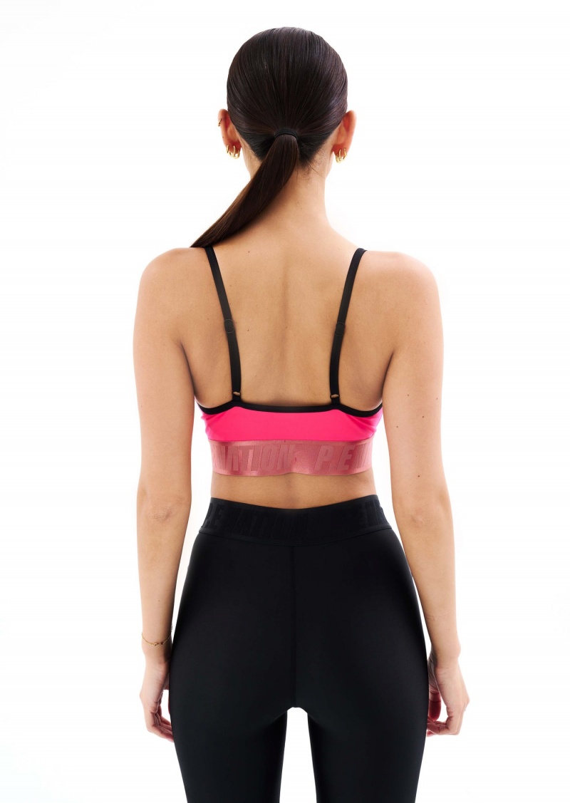 Diva Pink P.E Nation Verbena Sports Bra | TDHECBK-27