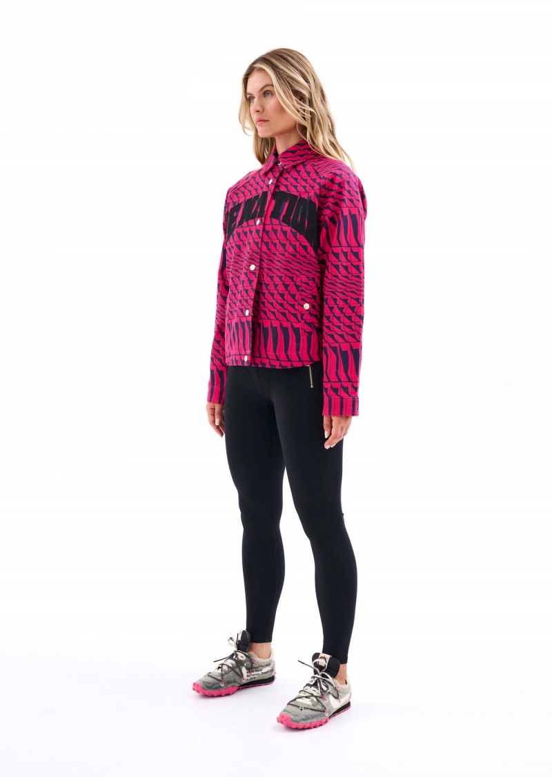 Geometric Print P.E Nation Empire Jacket | OJBIYCE-39