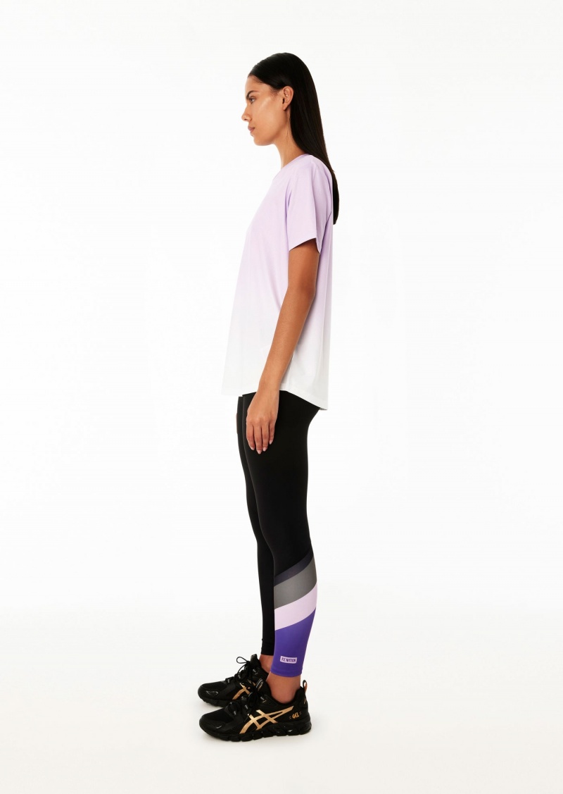 Gradient Print P.E Nation Double Track Air Form Ss Tee | MFYJTPI-70