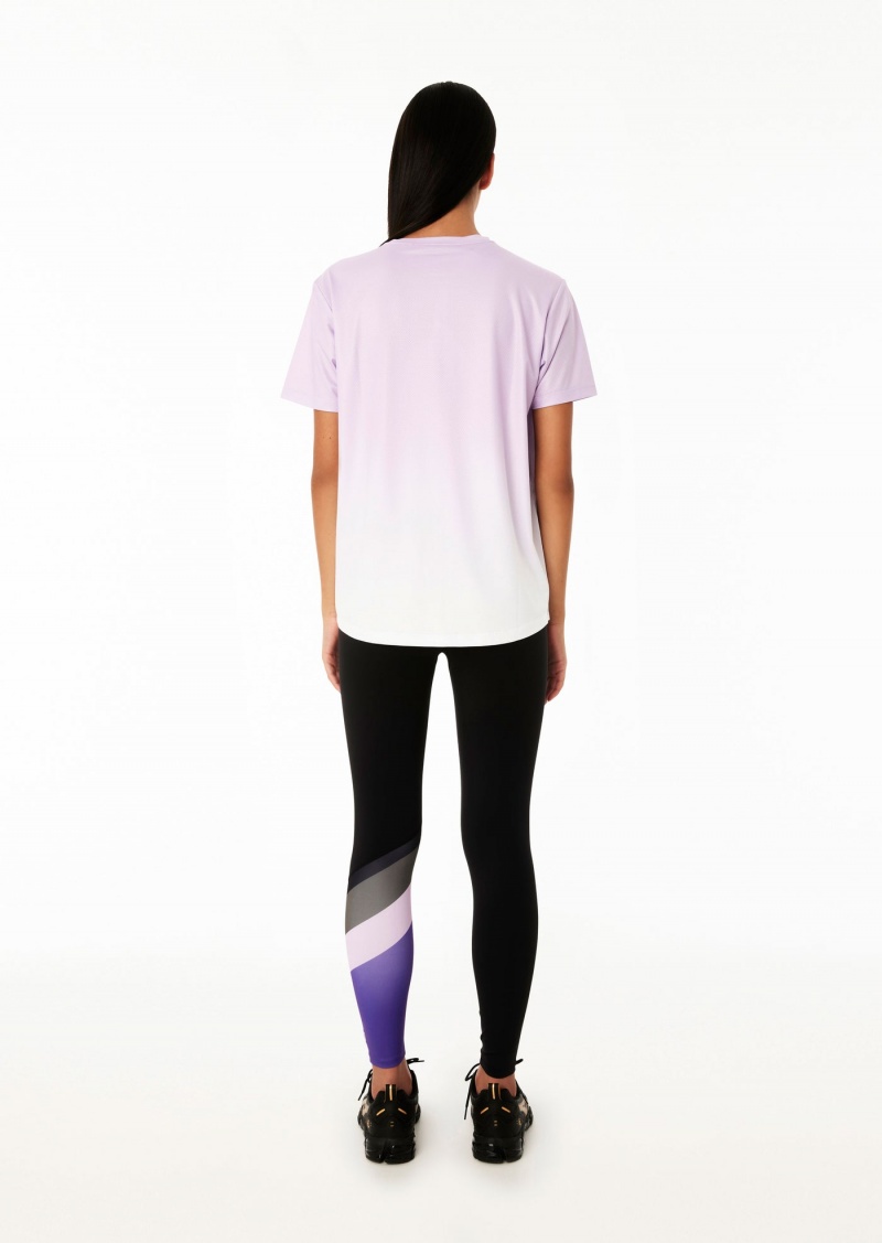 Gradient Print P.E Nation Double Track Air Form Ss Tee | MFYJTPI-70