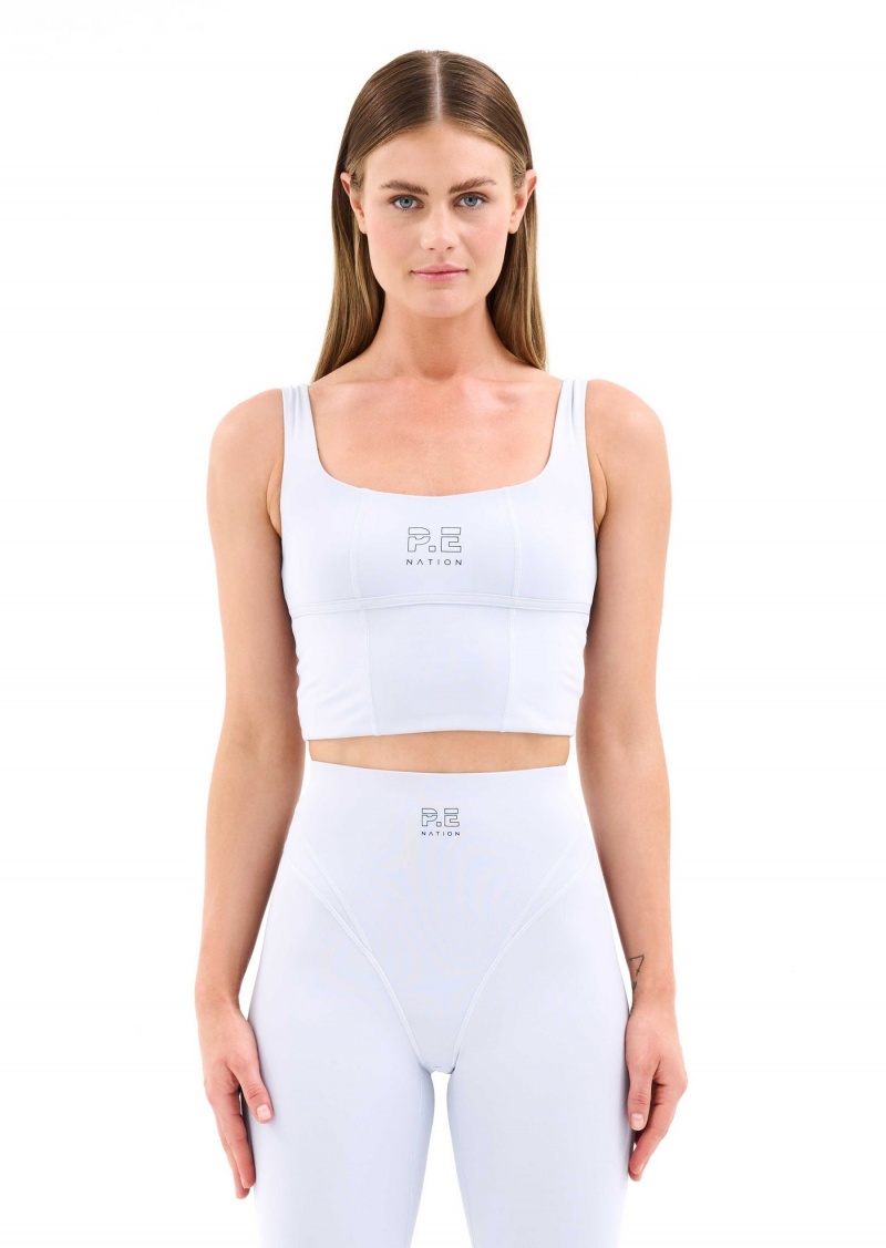 Grey Dawn P.E Nation Aster Sports Bra | EICSXAL-17