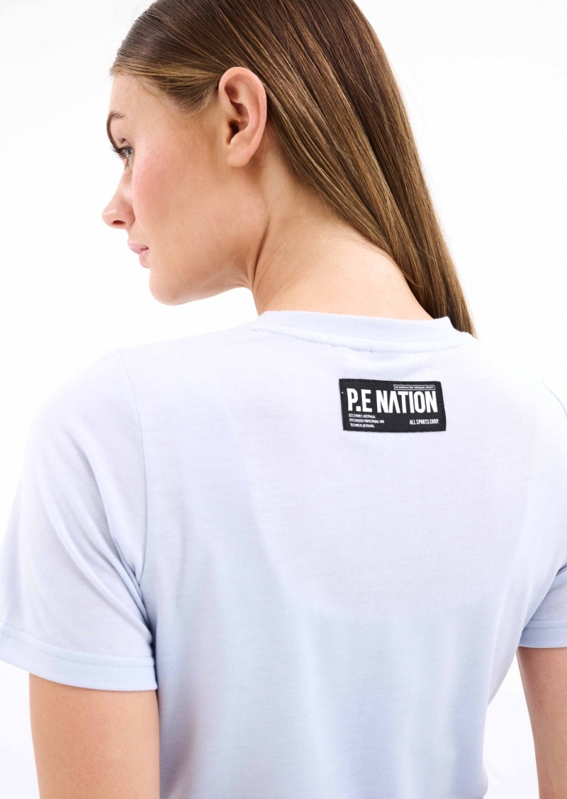 Grey Dawn P.E Nation Parallel Tee | UPMHWFT-23